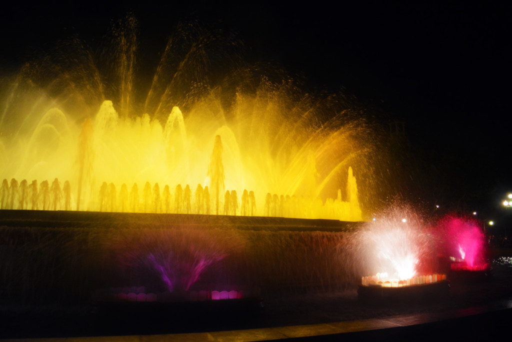 The Magic fountain of Montjuic, Barcelona.