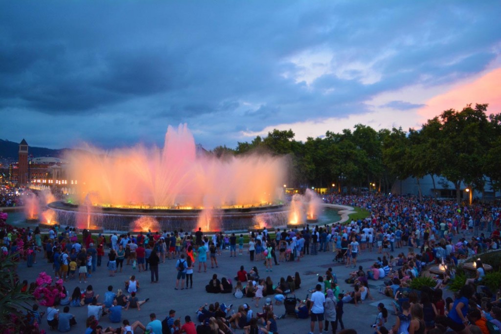 The Magic fountain of Montjuic, Barcelona.