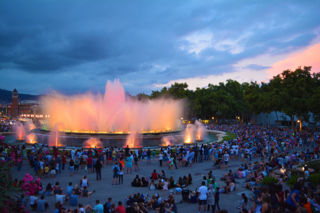 The Magic fountain of Montjuic, Barcelona.