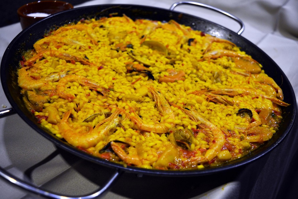 Paella in Valencia, Spanish cuisine