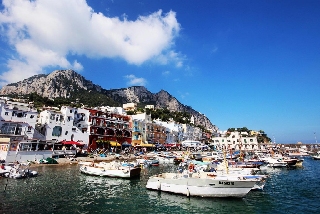 Italian islands - Capri, Ischia and Procida, Marina Grande in Capri